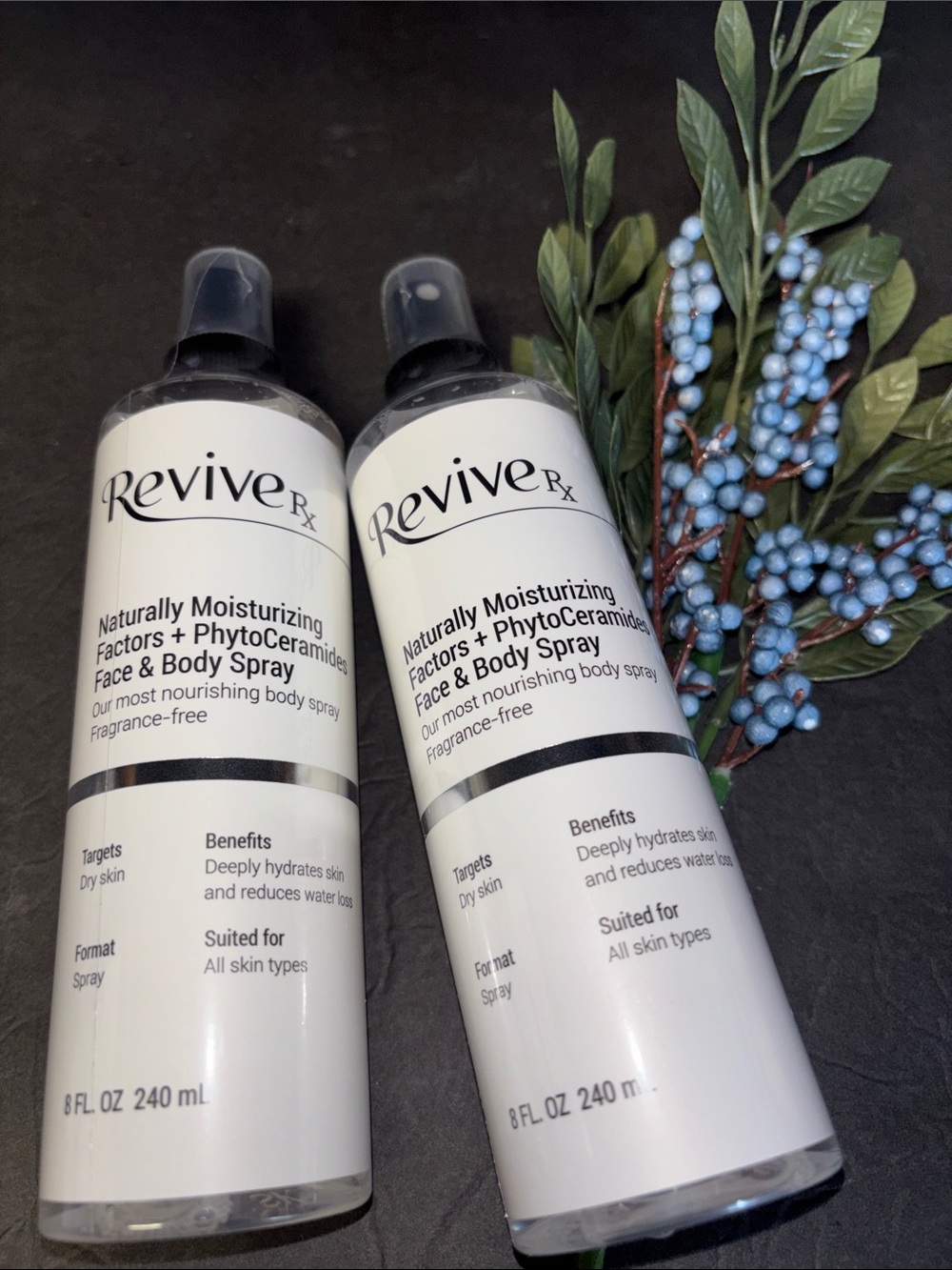 2 Revive Rx Moisturizing Face & Body Spray New Skincare Sealed